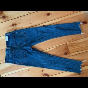 Re/Done X Levi’s Mid-Blue Raw Hem Jeans